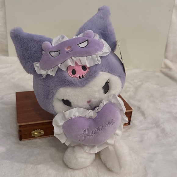 Herpei Other - Sanrio Kuromi Plush Toy Holding a Purple Heart 💜